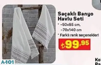 SAÇAKLI BANYO HAVLU SETİ SAÇAKLI BANYO HAVLU SETİ